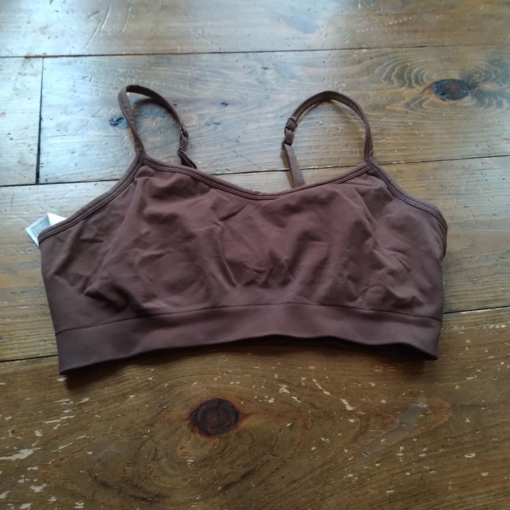 Athleta Renew Bra D-DD Brown Medium